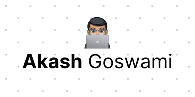 akashgoswami.com screenshot