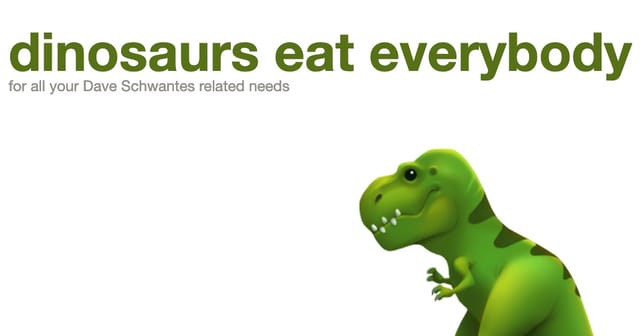 dinosaurseateverybody.com screenshot
