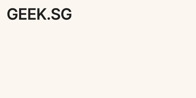 geek.sg screenshot
