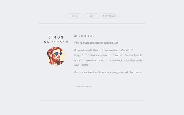 sandersen.dev screenshot