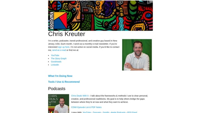 chriskreuter.com screenshot
