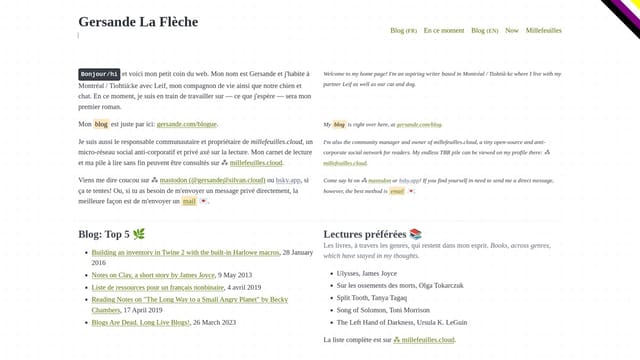 gersande.com screenshot