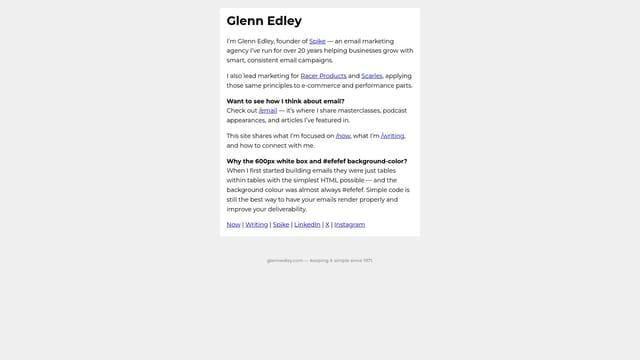 glennedley.com screenshot