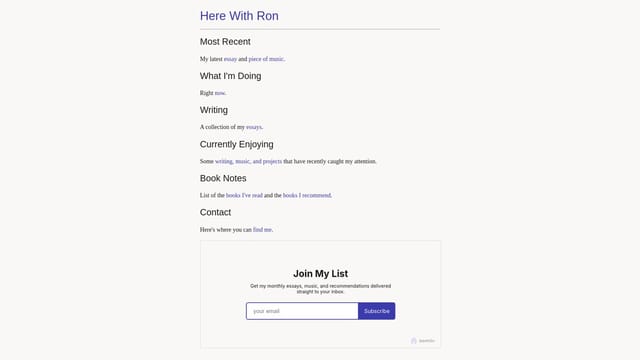 herewithron.com screenshot