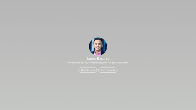 jamesbacarro.com screenshot
