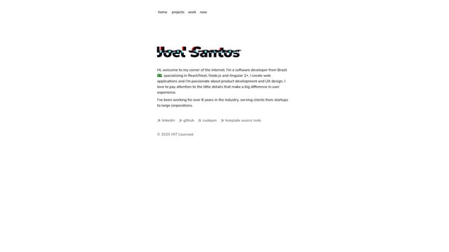 joelsantos.dev screenshot