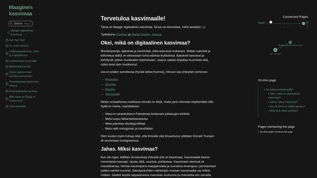 kasvimaa.vercel.app screenshot