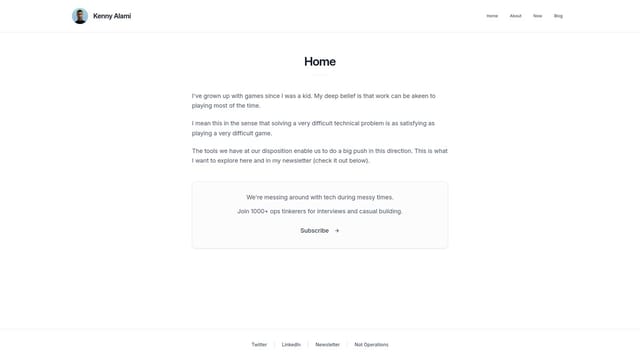 kennyalami.com screenshot