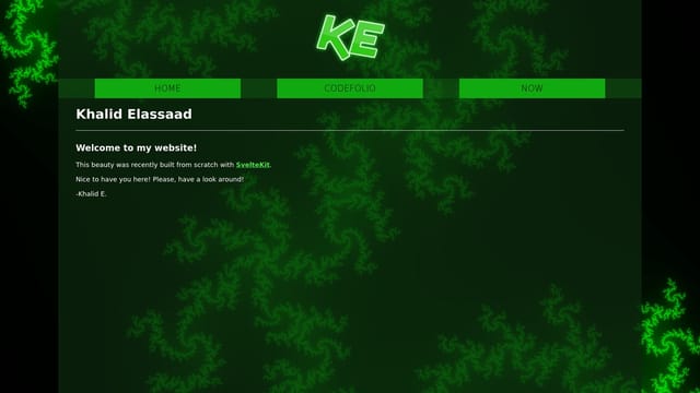 khalidelassaad.com screenshot