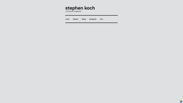 koch.dev screenshot