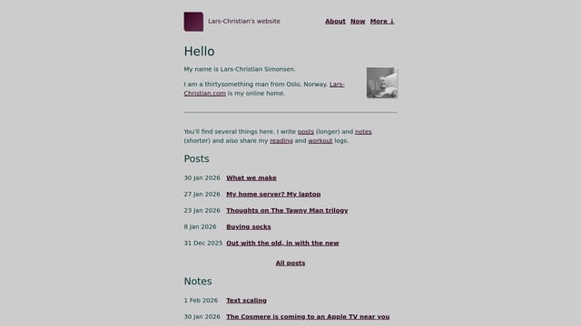 lars-christian.com screenshot