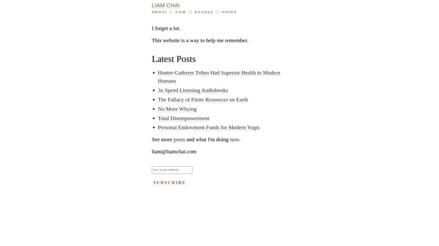 liamchai.com screenshot