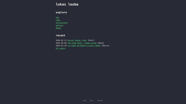lukasleuba.ch screenshot