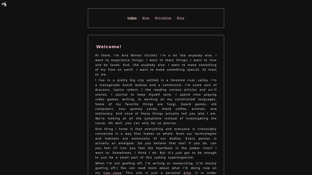 microsynthera.neocities.org screenshot