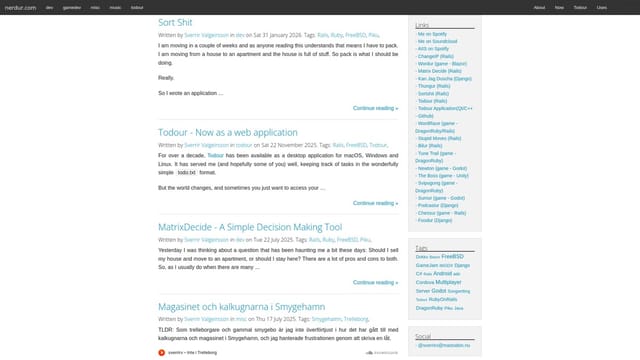 nerdur.com screenshot