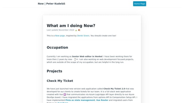now.peterk.dev screenshot