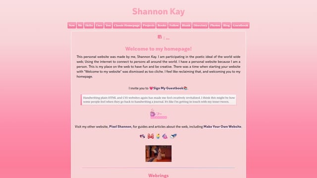 shannonkay.com screenshot
