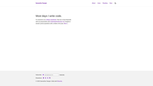 slyeargin.com screenshot